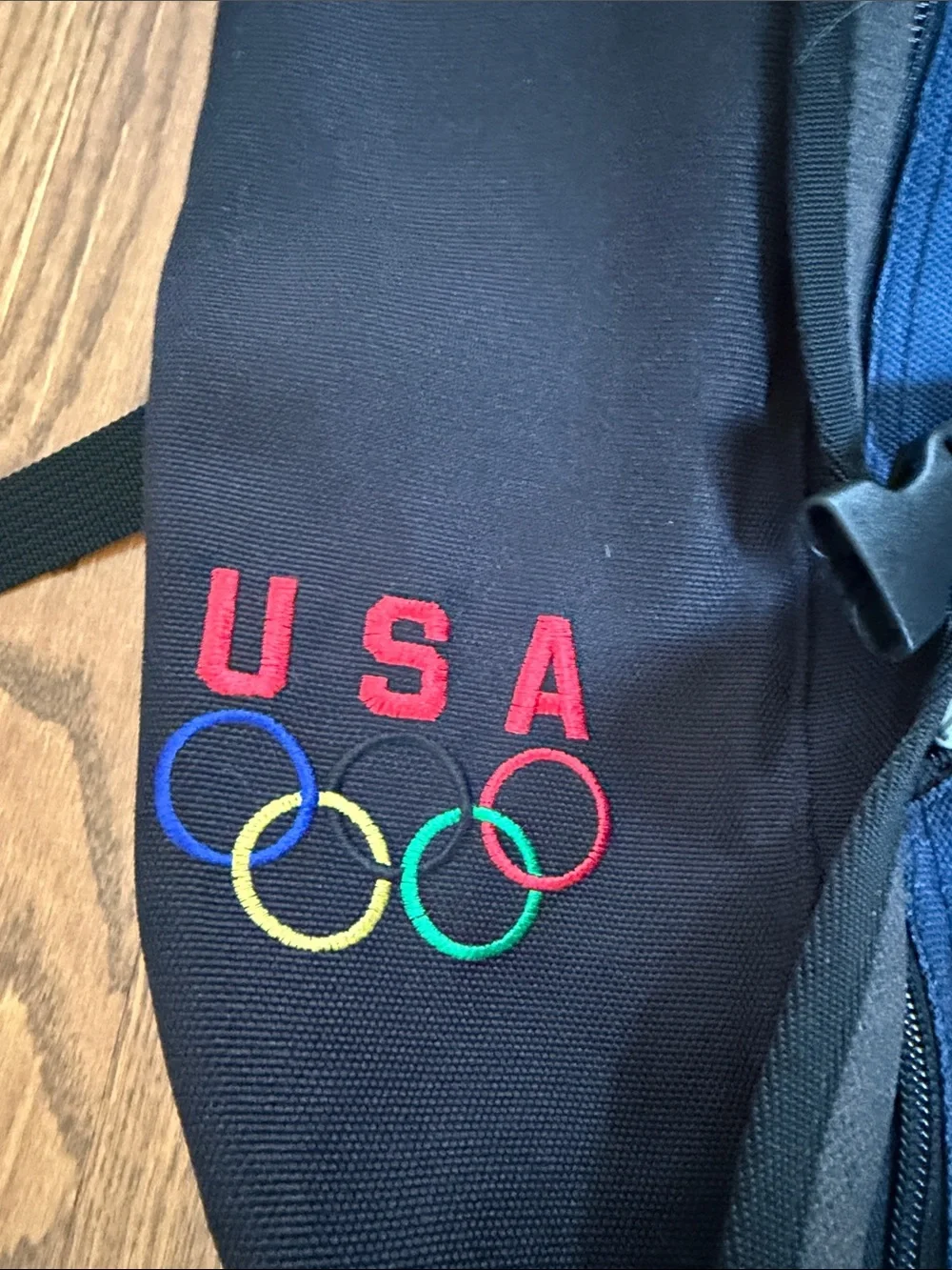 USA Olympic sling Bula backpack - blue with stars USA olympic logo VINTAGE - NWT